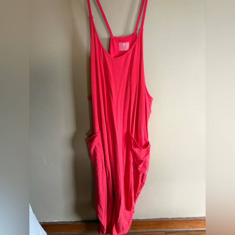 Free People Hot Shot onesie size XL Chiefs Red!